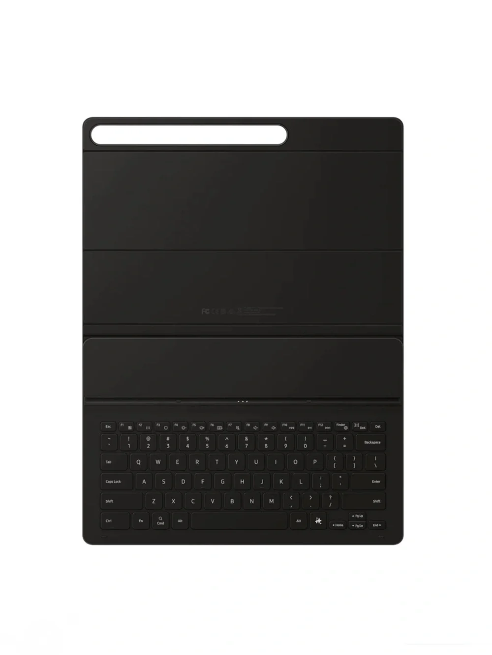 SAMSUNG GALAXY TAB S10 FE+ BOOK COVER SLIM - AI KEYBOARD - BLACK (NEW)
